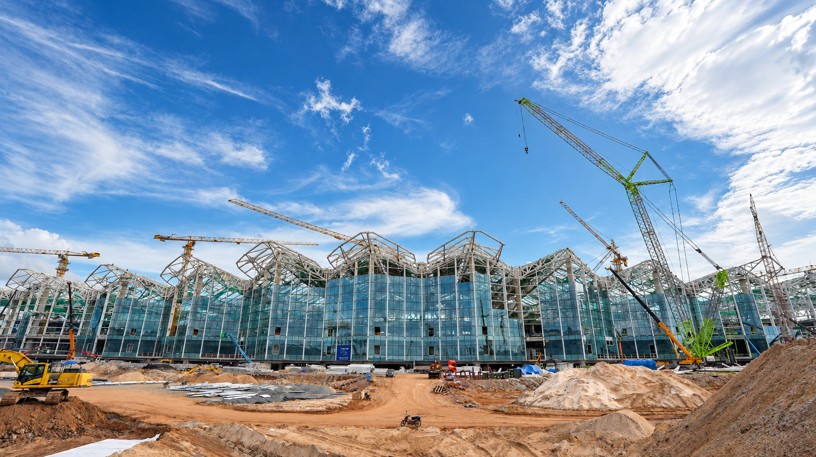 Thế giới mất 3 - 5 năm nhưng Việt Nam đang chạy đua để hoàn thành trong chưa đầy 24 tháng: "Đại lộ khách sạn" cùng các siêu công trình đón VIP dần thành hình, từng phải huy động tới 7.600 người cho 1 hạng mục - Ảnh 4.