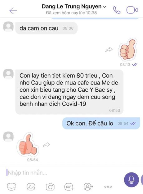 Con trai trưởng của ông Đặng Lê Nguyên Vũ và bà Lê Hoàng Diệp Thảo: 22 tuổi từng dùng tiền tiết kiệm 4.000 USD giúp bác sĩ chống dịch, mẹ hé lộ lộ trình chuyển giao ảnh 1