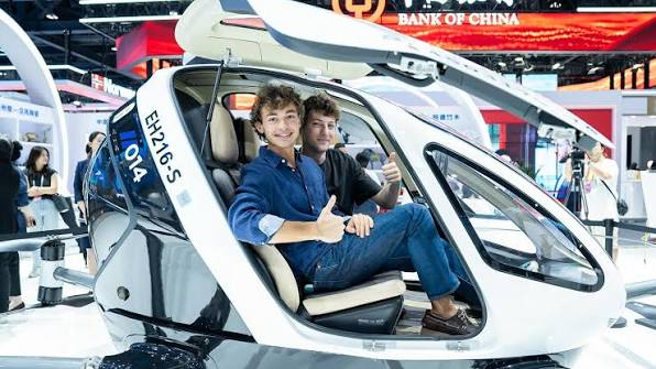 Taxi bay Trung Quốc sắp thử ở Hà Nội: Từng bán online giá hơn 9,2 tỷ đồng/chiếc, vé 1,16 triệu đồng, gập lại gọn như ô tô - Ảnh 2.