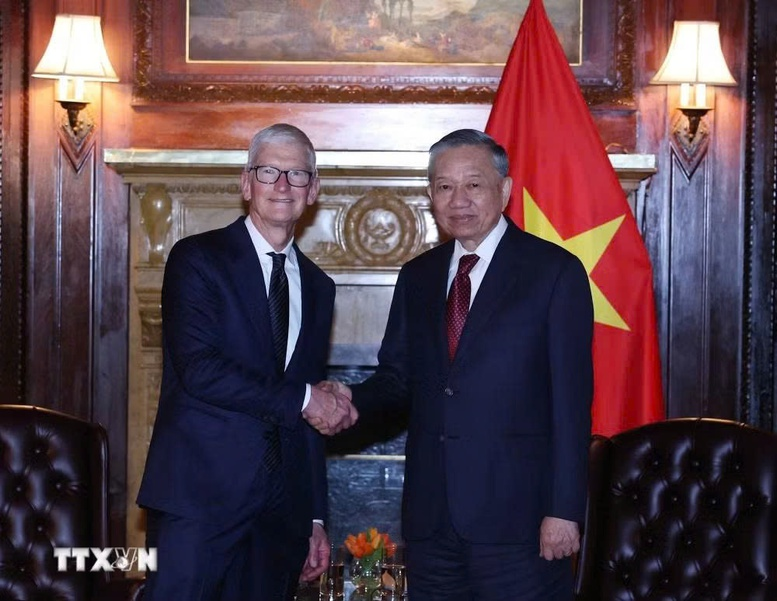 Gặp Tổng Bí thư, Chủ tịch nước Tô Lâm, lãnh đạo loạt đại bàng Hoa Kỳ gồm Apple, Boeing, Warburg Pincus gợi mở kế hoạch phát triển tại Việt Nam - Ảnh 1.