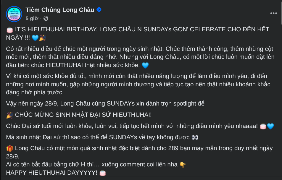 Đúng ngày 28/9, "viên ngọc rồng" của bà Nguyễn Bạch Điệp có động thái đặc biệt cho 289 người - Ảnh 1.