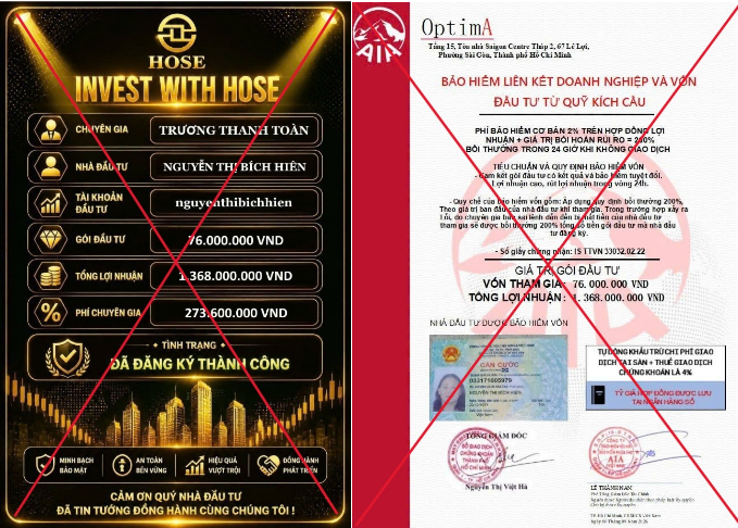 HOSE bị giả mạo - Ảnh 1.