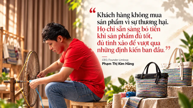 Bị chê “Làm từ rác mà giá này à?”, nữ founder 9X kể chuyện cả xưởng ngồi nhặt túi nilon suốt một tuần - Ảnh 1.