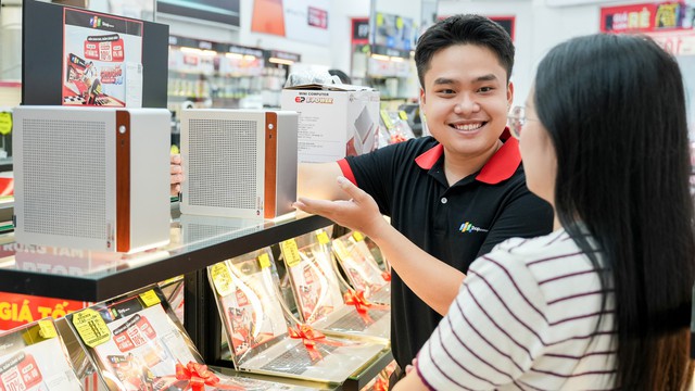 Mở bán mẫu máy tính để bàn nhỏ bằng chiếc hộp, giá từ 12,4 triệu đồng, bảo hành tới 3 năm - Ảnh 3.