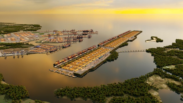 Việt Nam sắp xây siêu cảng gần 129.000 tỷ đồng: Sở hữu cầu dài 7,5 km, đón được những con tàu container lớn nhất thế giới- Ảnh 1.