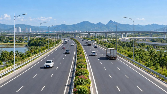 Diễn biến mới nhất về tuyến cao tốc dài 109 km, đoạn qua thành phố nhỏ nhất Việt Nam đặt mục tiêu hoàn thành vào năm 2027 - Ảnh 1.