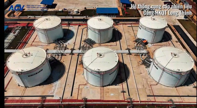 Sân bay Long Thành sắp vận hành 6 bể chứa 36 triệu lít nhiên liệu máy bay, bơm 1,8 triệu lít/giờ qua hệ thống đường ống ngầm- Ảnh 1.