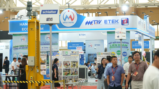 Gần 200 doanh nghiệp, 300 gian hàng cùng hội tụ tại triển lãm công nghệ đường sắt ở Hà Nội - Ảnh 2.