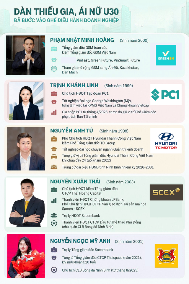 Những người thừa kế U30 nổi tiếng nhất Việt Nam: 26 tuổi làm CEO toàn cầu, chưa đầy 24 tuổi làm Tổng giám đốc DN ô tô hàng đầu ảnh 1