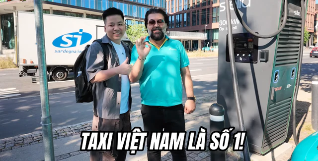 Khoa Pug ngỡ ng&agrave;ng khi đi thử h&atilde;ng taxi của tỷ ph&uacute; Phạm Nhật Vượng ở ch&acirc;u &Acirc;u, nghe t&agrave;i xế tiết lộ: "Đ&atilde; l&aacute;i xe 20 năm nhưng taxi Việt Nam mới l&agrave; số 1" - Ảnh 3.
