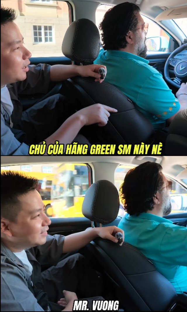 Khoa Pug ngỡ ng&agrave;ng khi đi thử h&atilde;ng taxi của tỷ ph&uacute; Phạm Nhật Vượng ở ch&acirc;u &Acirc;u, nghe t&agrave;i xế tiết lộ: "Đ&atilde; l&aacute;i xe 20 năm nhưng taxi Việt Nam mới l&agrave; số 1" - Ảnh 4.