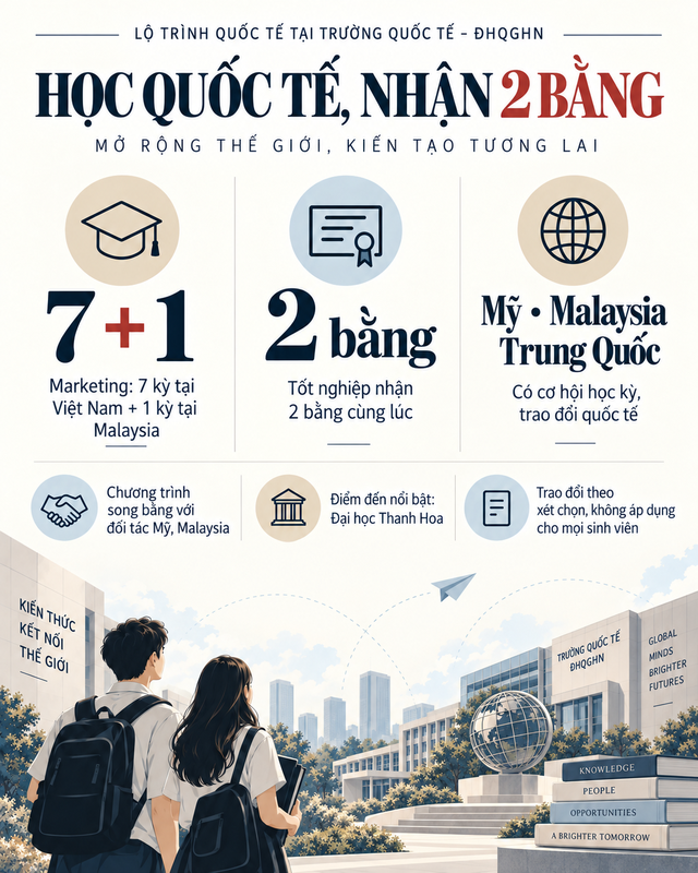 Việt Nam có 1 trường ĐH công lập giảng dạy 100% tiếng Anh cho gần 6.000 sinh viên: Học phí hơn 200 triệu/khóa, cơ hội được trao đổi tại Mỹ, Malaysia, Trung Quốc, tốt nghiệp nhận 2 bằng cùng lúc - Ảnh 5.
