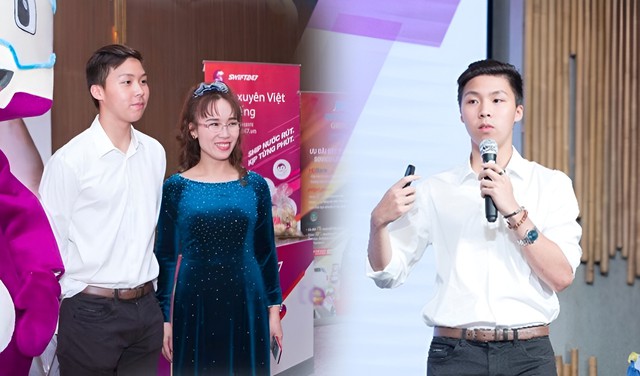 Ch&acirc;n dung thiếu gia sinh năm 2002 c&ugrave;ng tỷ ph&uacute; Nguyễn Thị Phương Thảo tham dự lễ rung chu&ocirc;ng tại Sở Giao dịch Chứng kho&aacute;n lớn nhất thế giới: Khởi nghiệp tuổi 17, sở hữu khối t&agrave;i sản h&agrave;ng trăm tỷ - Ảnh 2.
