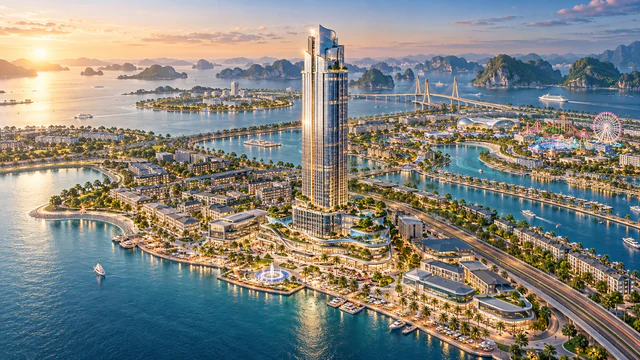 Ông Phạm Nhật Vượng tiếp tục cho xây thêm 1 tòa tháp 45 tầng giữa đảo giải trí - thương mại của miền Bắc: Được ví như "trái tim" của siêu dự án 456.639 tỷ đồng, mô hình tương tự ở Singapore, San Francisco - Ảnh 2.