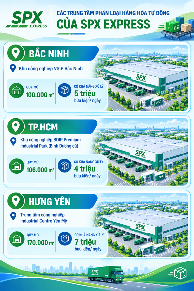 Việt Nam sắp có 1 “cỗ máy” logistics thuộc dạng “lớn nhất Đông Nam Á”, xử lý 7 triệu bưu kiện/ngày: Quy mô 170.000 m², dự kiến vận hành vào năm 2027 - Ảnh 2.