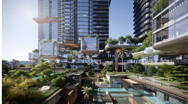 Trung tâm thủ đô xuất hiện siêu dự án có "bãi biển" cát trắng nước mặn 7.200m2, kiến trúc cảm hứng từ biển mây bảng lảng trên đỉnh núi, được vận hành bởi AI thế hệ mới - Ảnh 5.