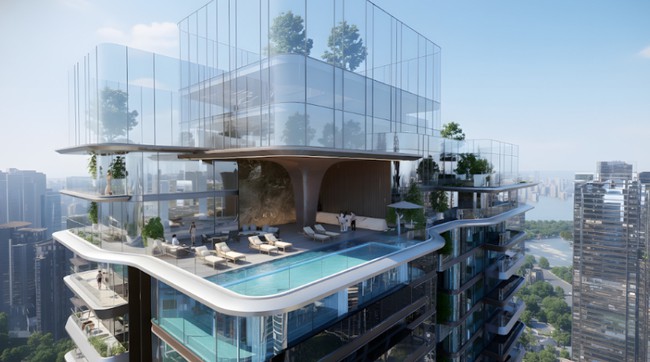 Trung tâm thủ đô xuất hiện siêu dự án có "bãi biển" cát trắng nước mặn 7.200m2, kiến trúc cảm hứng từ biển mây bảng lảng trên đỉnh núi, được vận hành bởi AI thế hệ mới - Ảnh 6.